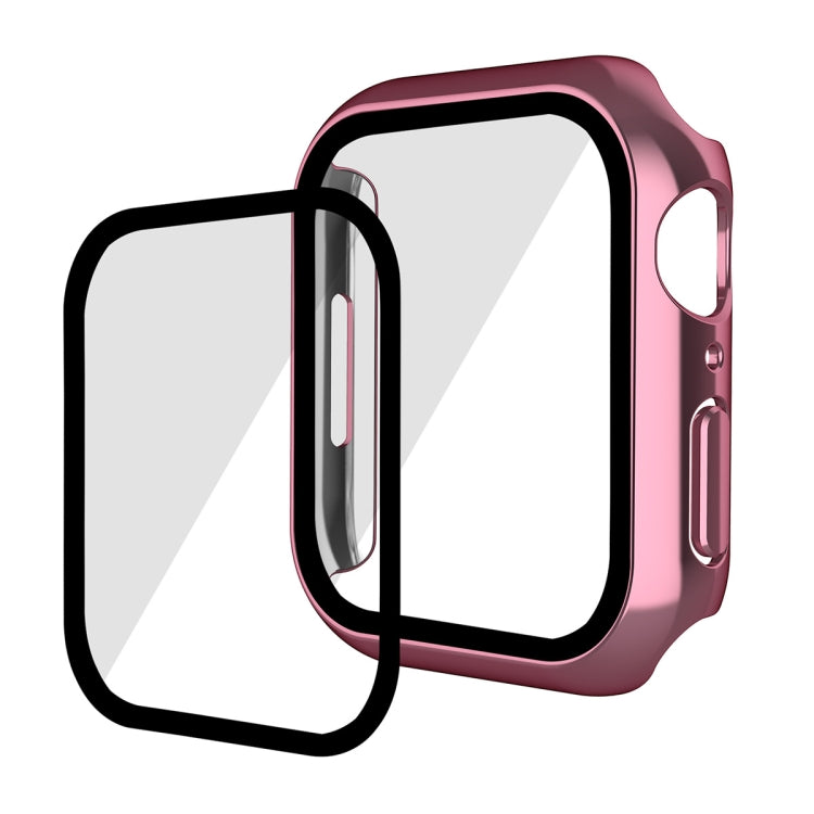 Cadre PC ENKAY Hat-Prince 2 en 1 + étui en verre trempé 9H, For Apple Watch Series 8 / 7 41mm, For Apple Watch Series 8 / 7 45mm