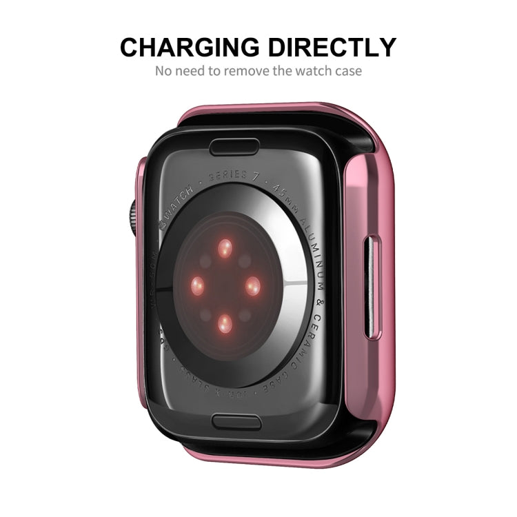 Cadre PC ENKAY Hat-Prince 2 en 1 + étui en verre trempé 9H, For Apple Watch Series 8 / 7 41mm, For Apple Watch Series 8 / 7 45mm