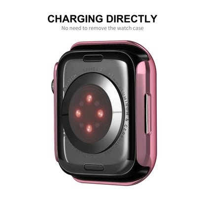 Cadre PC ENKAY Hat-Prince 2 en 1 + étui en verre trempé 9H, For Apple Watch Series 8 / 7 41mm, For Apple Watch Series 8 / 7 45mm