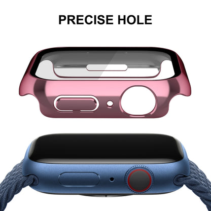 Cadre PC ENKAY Hat-Prince 2 en 1 + étui en verre trempé 9H, For Apple Watch Series 8 / 7 41mm, For Apple Watch Series 8 / 7 45mm