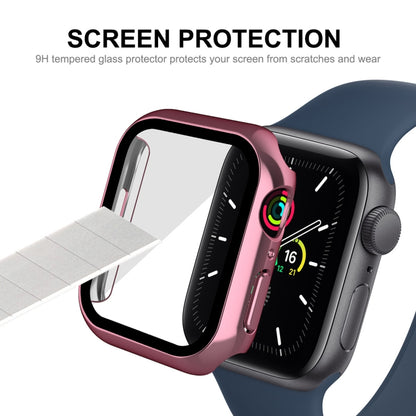 Cadre PC ENKAY Hat-Prince 2 en 1 + étui en verre trempé 9H, For Apple Watch Series 8 / 7 41mm, For Apple Watch Series 8 / 7 45mm