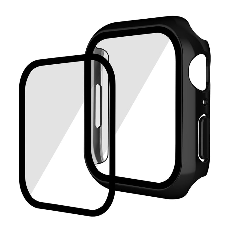 Cadre PC ENKAY Hat-Prince 2 en 1 + étui en verre trempé 9H, For Apple Watch Series 8 / 7 41mm, For Apple Watch Series 8 / 7 45mm