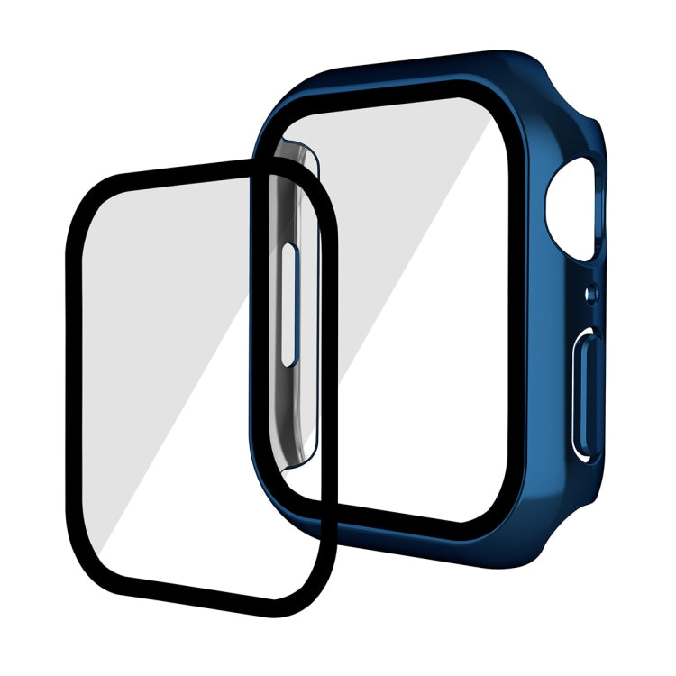 Cadre PC ENKAY Hat-Prince 2 en 1 + étui en verre trempé 9H, For Apple Watch Series 8 / 7 41mm, For Apple Watch Series 8 / 7 45mm