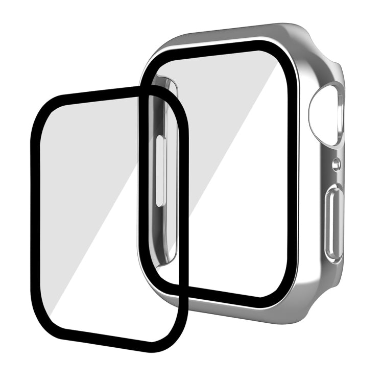 Cadre PC ENKAY Hat-Prince 2 en 1 + étui en verre trempé 9H, For Apple Watch Series 8 / 7 41mm, For Apple Watch Series 8 / 7 45mm
