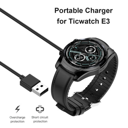 Câble de chargement pour montre intelligente Ticwatch E3 / Pro 3 / Pro 3 LTE, adaptateur secteur pour Station de charge 1m