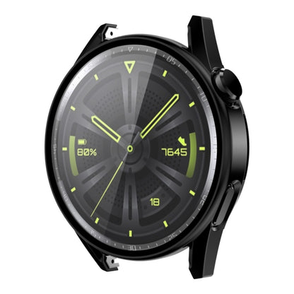 Pour Huawei Watch GT 3 46mm ENKAY Matte PC Frame + étui de protection en verre trempé