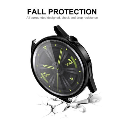 Pour Huawei Watch GT 3 46mm ENKAY Matte PC Frame + étui de protection en verre trempé