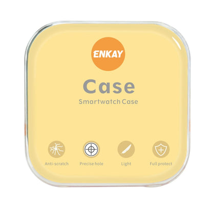 Pour Huawei Watch GT 3 46mm ENKAY Matte PC Frame + étui de protection en verre trempé