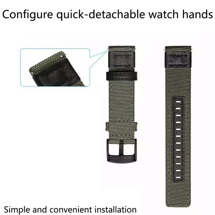Bracelet en toile résistant à l'usure, For Samsung Galaxy Watch4 40mm, For Samsung Galaxy Watch4 44mm