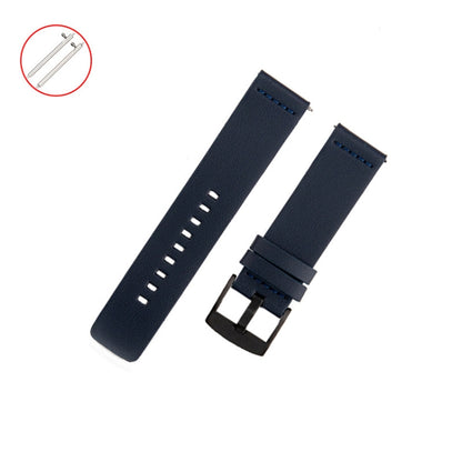 Bracelet de montre en cuir, For Samsung Galaxy Watch 4 44mm, For Samsung Galaxy Watch 4 40mm, For Samsung Galaxy Watch 4 Classic 46mm, For Samsung Galaxy Watch 4 Classic 42mm, For Samsung Galaxy Watch Active 2 40mm, For Samsung Galaxy Watch Active 2 44...