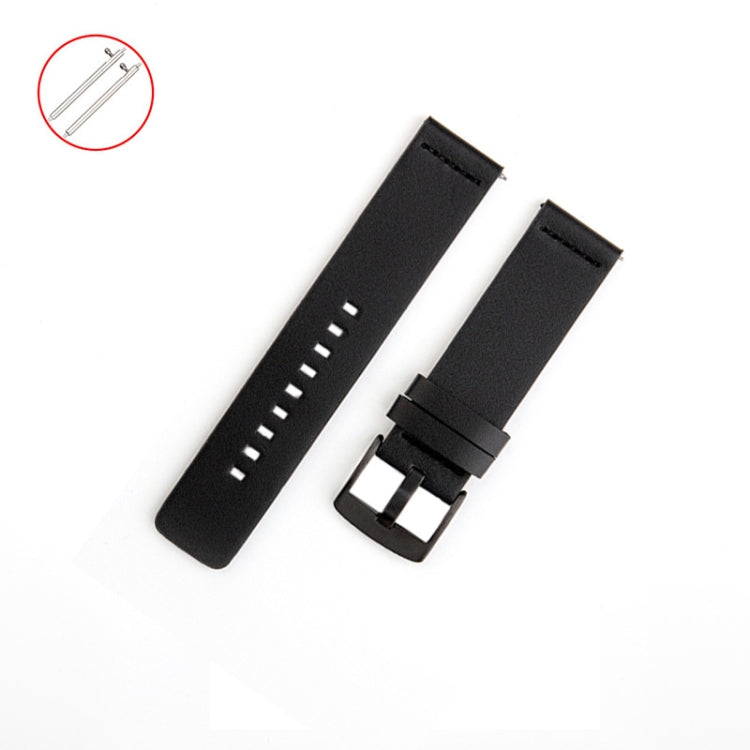 Bracelet de montre en cuir, For Samsung Galaxy Watch 4 44mm, For Samsung Galaxy Watch 4 40mm, For Samsung Galaxy Watch 4 Classic 46mm, For Samsung Galaxy Watch 4 Classic 42mm, For Samsung Galaxy Watch Active 2 40mm, For Samsung Galaxy Watch Active 2 44...