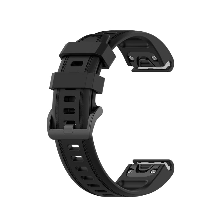 Bracelet de sport en silicone de couleur pure, For Garmin Fenix 5S Plus