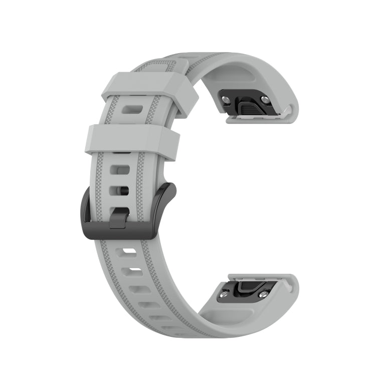 Bracelet de sport en silicone de couleur pure, For Garmin Fenix 5S Plus