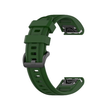 Bracelet de sport en silicone de couleur pure, For Garmin Fenix 5S Plus
