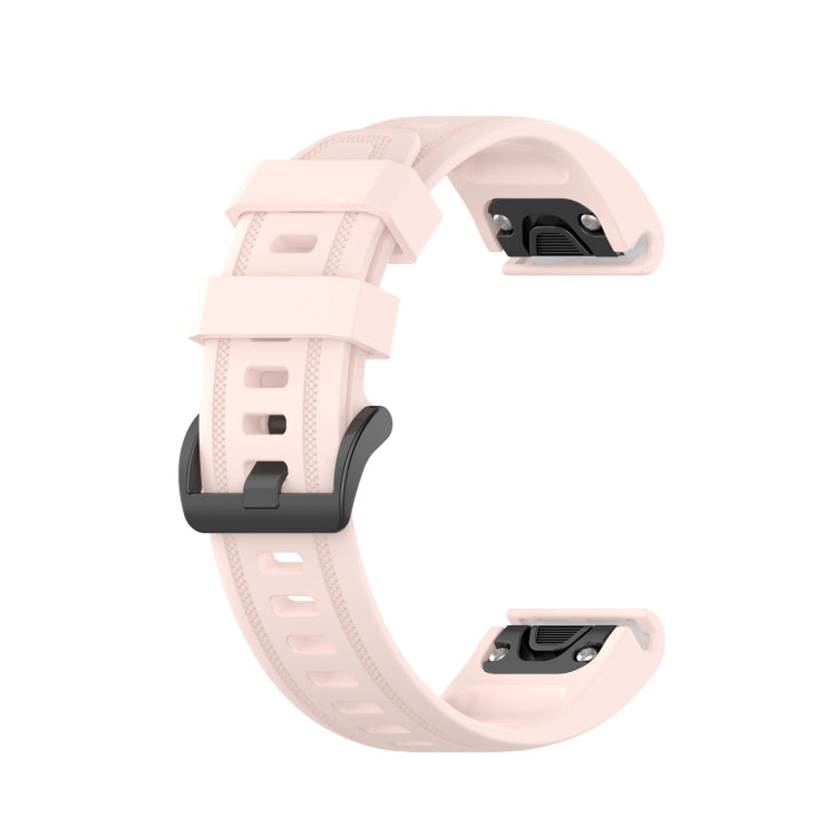 Bracelet de sport en silicone de couleur pure, For Garmin Fenix 5S Plus