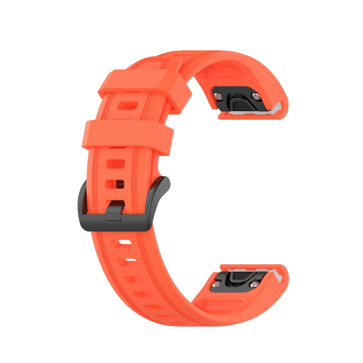 Bracelet de sport en silicone de couleur pure, For Garmin Fenix 5S Plus