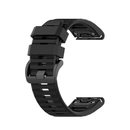 Bracelet de sport en silicone de 26 mm, For Garmin Fenix 7X, For Garmin Fenix 6X, For Garmin Fenix 6X Pro, For Garmin Fenix 5x Puls