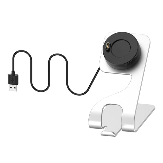 Base de charge magnétique rotative en métal, For Garmin Fenix 7, For Garmin Fenix 7S, For Garmin Fenix 7X, For Garmin Venu 2 Plus, For Garmin Forerunner 158, For Garmin Forerunner 55, For Garmin Forerunner 945, For Garmin Approach S62, For Garmin Venu