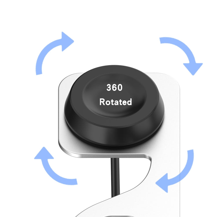 Base de charge magnétique rotative en métal, For Huawe Watch D, For Huawei Watch GT3, For Huawei Watch 3, For Huawei Watch 3 Pro, For Huawei Watch GT Runner, For  Huawei Watch GT2 Pro, For Huawei Watch GT2 Pro ECG