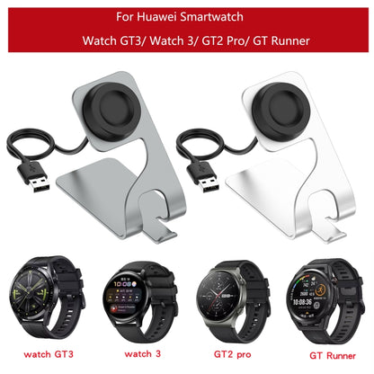 Base de charge magnétique rotative en métal, For Huawe Watch D, For Huawei Watch GT3, For Huawei Watch 3, For Huawei Watch 3 Pro, For Huawei Watch GT Runner, For  Huawei Watch GT2 Pro, For Huawei Watch GT2 Pro ECG