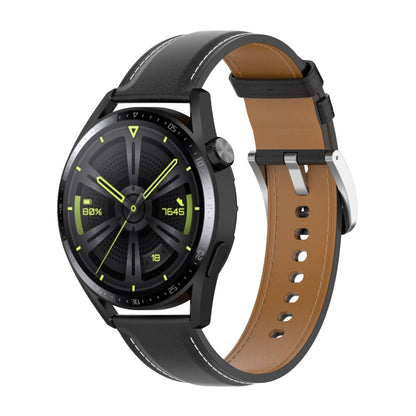 Bracelet de montre en fil à coudre à texture de veau, For Samsung Galaxy Gear S3 Classic / Gear S3 Frontier