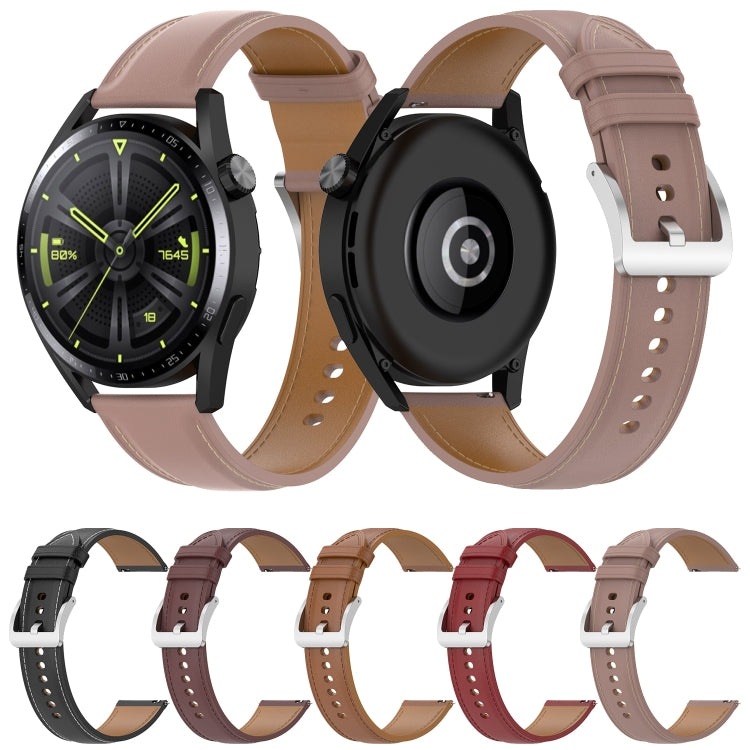 Bracelet de montre en fil à coudre à texture de veau, For Samsung Galaxy Gear S3 Classic / Gear S3 Frontier
