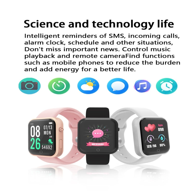 D20L 1,3 pouces IP67 Montre intelligente à écran couleur étanche