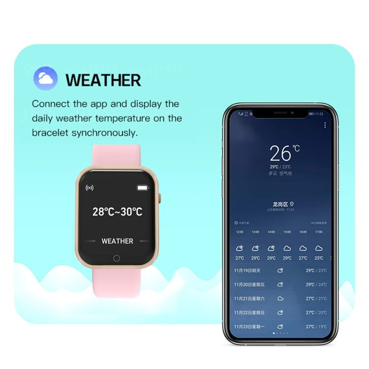 D20L 1,3 pouces IP67 Montre intelligente à écran couleur étanche