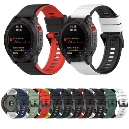 Bracelet de montre en silicone de 22 mm, For Garmin Fenix 7, For Garmin Approach S62, For Garmin Fenix 6, For Garmin Fenix 6 Pro, For Garmin Fenix 5, For Garmin Fenix 5 Plus