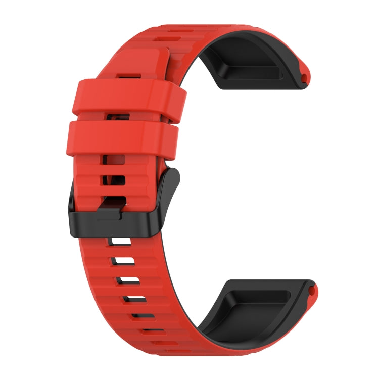 Bracelet de montre en silicone de 26 mm, For Garmin Fenix 7X, For Garmin Fenix 6X, For Garmin Fenix 6X Pro, For Garmin Fenix 5x Plus, For Garmin Fenix 3, For Garmin Fenix 3 HR