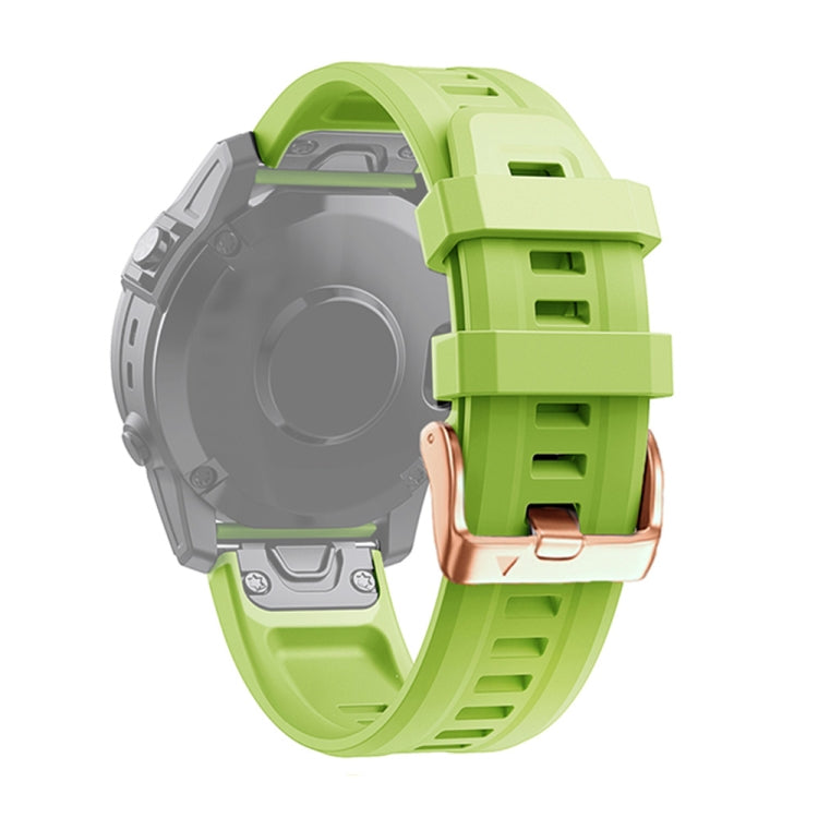 Bracelet en silicone à boucle en or rose de 20 mm, For Garmin Fenix 7S, For Garmin Fenix 6S, For Garmin Fenix 6S Pro, For Garmin Fenix 5S, For Garmin Fenix 5S Plus