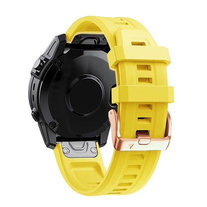 Bracelet en silicone à boucle en or rose de 20 mm, For Garmin Fenix 7S, For Garmin Fenix 6S, For Garmin Fenix 6S Pro, For Garmin Fenix 5S, For Garmin Fenix 5S Plus