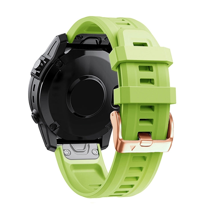 Bracelet en silicone à boucle en or rose de 20 mm, For Garmin Fenix 7S, For Garmin Fenix 6S, For Garmin Fenix 6S Pro, For Garmin Fenix 5S, For Garmin Fenix 5S Plus