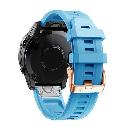 Bracelet en silicone à boucle en or rose de 20 mm, For Garmin Fenix 7S, For Garmin Fenix 6S, For Garmin Fenix 6S Pro, For Garmin Fenix 5S, For Garmin Fenix 5S Plus