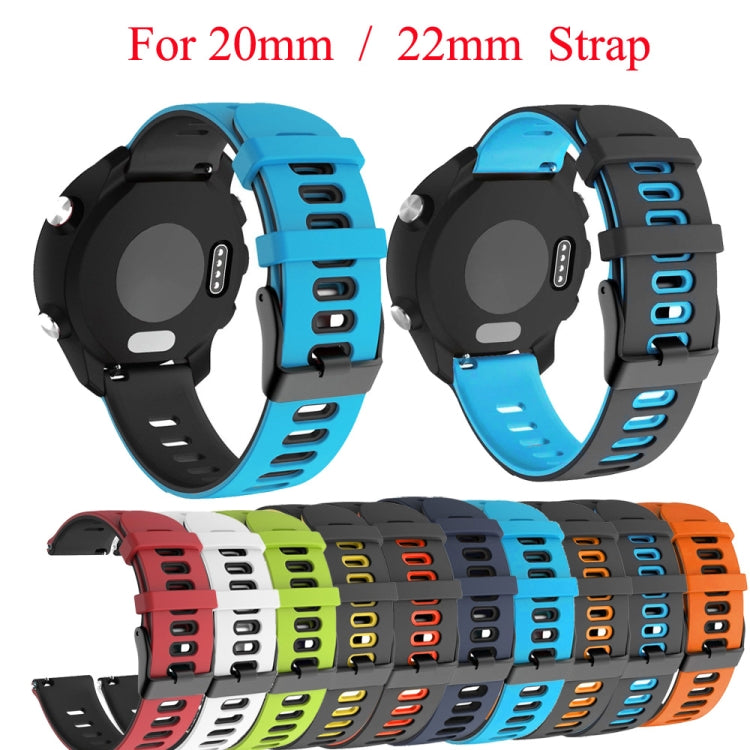 Bracelet en silicone multicolore de 22 mm, For Samsung Gear S3 Classic