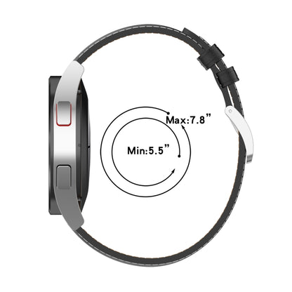 Bracelet de montre en cuir véritable gaufré, For Garmin VivoMove Luxe, For  Garmin VivoMove Style, For Garmin Venu 2 Plus, For Garmin Vivomove Sport, For Garmin Vivoactive 3, For Garmin Vivoactive3 Music, For Garmin Venu sq                             ...