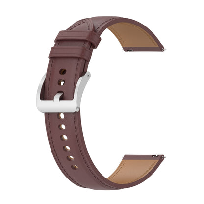 Bracelet de montre en cuir véritable gaufré, For Garmin VivoMove Luxe, For  Garmin VivoMove Style, For Garmin Venu 2 Plus, For Garmin Vivomove Sport, For Garmin Vivoactive 3, For Garmin Vivoactive3 Music, For Garmin Venu sq                             ...