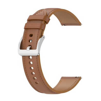 Bracelet de montre en cuir véritable gaufré, For Garmin VivoMove Luxe, For  Garmin VivoMove Style, For Garmin Venu 2 Plus, For Garmin Vivomove Sport, For Garmin Vivoactive 3, For Garmin Vivoactive3 Music, For Garmin Venu sq                             ...