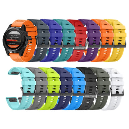Bracelet de montre en silicone de 20 mm, For Garmin Instinct 2S, For Garmin Fenix 7s, For Garmin Descent Mk2S, For Garmin Fenix 6S