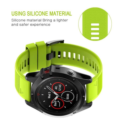 Bracelet de montre en silicone de 20 mm, For Garmin Instinct 2S, For Garmin Fenix 7s, For Garmin Descent Mk2S, For Garmin Fenix 6S