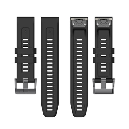 Bracelet de montre en silicone de couleur unie de 20 mm, For Garmin Fenix 6S, For Garmin Fenix 6S Pro, For Garmin Fenix 5S, For Garmin Fenix 5S Plus