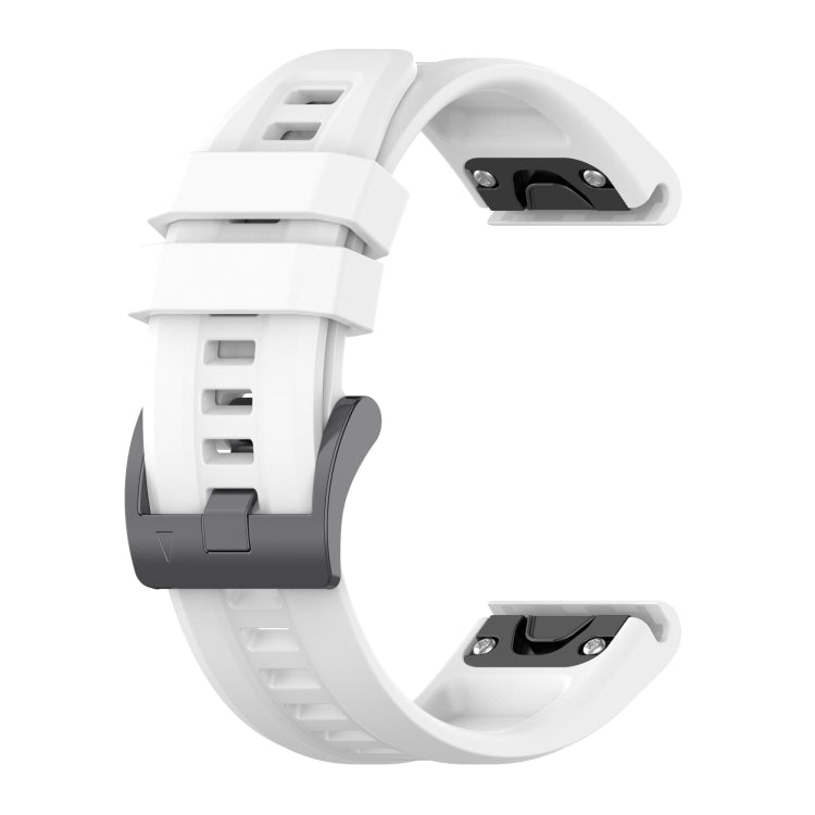 Bracelet de montre en silicone de couleur unie de 20 mm, For Garmin Fenix 6S, For Garmin Fenix 6S Pro, For Garmin Fenix 5S, For Garmin Fenix 5S Plus