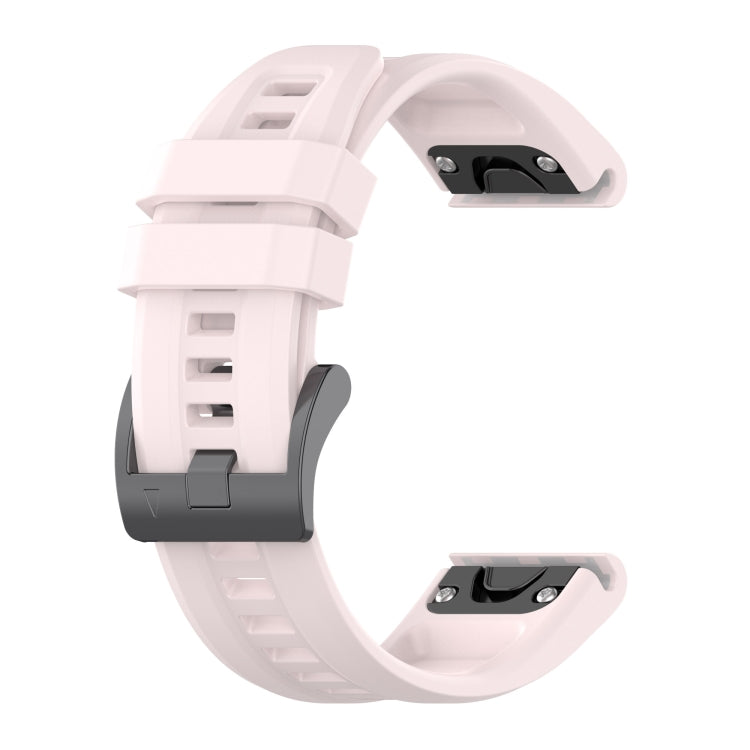 Bracelet de montre couleur pure sport en silicone 26 mm, For Garmin Fenix 7X, For Garmin Fenix 7X Solar, For Garmin Tactix 7 Pro, For Garmin Tactix 7