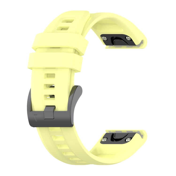 Bracelet de montre couleur pure sport en silicone 26 mm, For Garmin Fenix 6X, For Garmin Fenix 6X Pro, For Garmin Fenix 5X, For Garmin Fenix 5X Plus