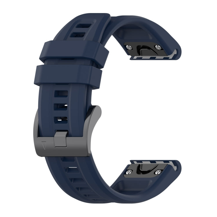 Bracelet de montre couleur pure sport en silicone 26 mm, For Garmin Fenix 6X, For Garmin Fenix 6X Pro, For Garmin Fenix 5X, For Garmin Fenix 5X Plus