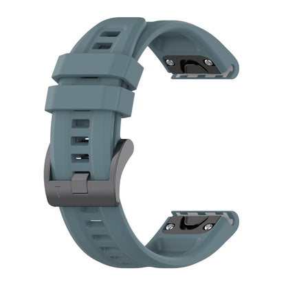 Bracelet de montre couleur pure sport en silicone 26 mm, For Garmin Fenix 6X, For Garmin Fenix 6X Pro, For Garmin Fenix 5X, For Garmin Fenix 5X Plus