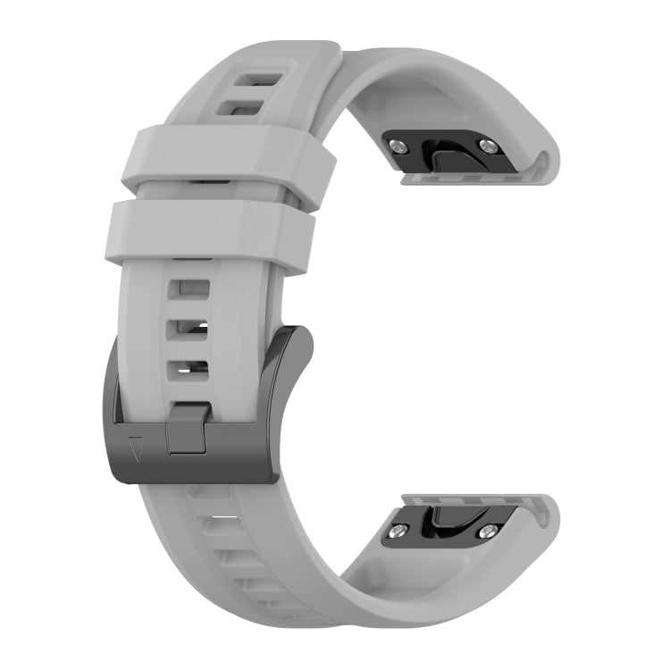 Bracelet de montre couleur pure sport en silicone 26 mm, For Garmin Fenix 6X, For Garmin Fenix 6X Pro, For Garmin Fenix 5X, For Garmin Fenix 5X Plus