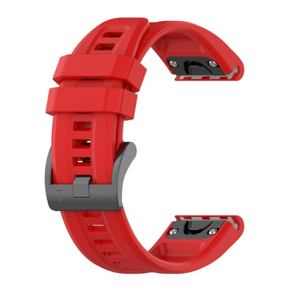 Bracelet de montre couleur pure sport en silicone 26 mm, For Garmin Fenix 3, For Garmin Fenix 3 HR, For Garmin Descent MK2, For Garmin Descent MK2i