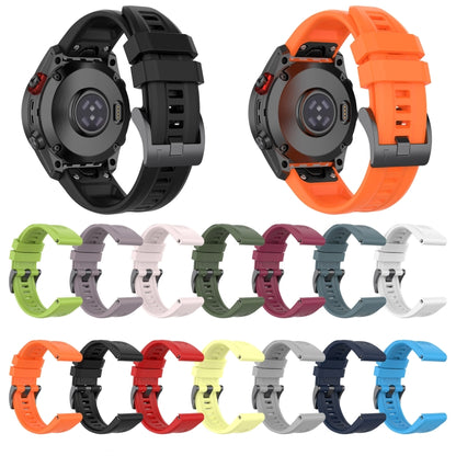 Bracelet de montre couleur pure sport en silicone 26 mm, For Garmin Fenix 3, For Garmin Fenix 3 HR, For Garmin Descent MK2, For Garmin Descent MK2i
