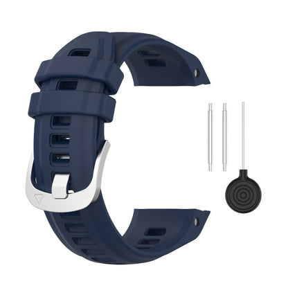 Bracelet de montre en silicone de couleur unie de 20 mm, For Garmin instinct 2S